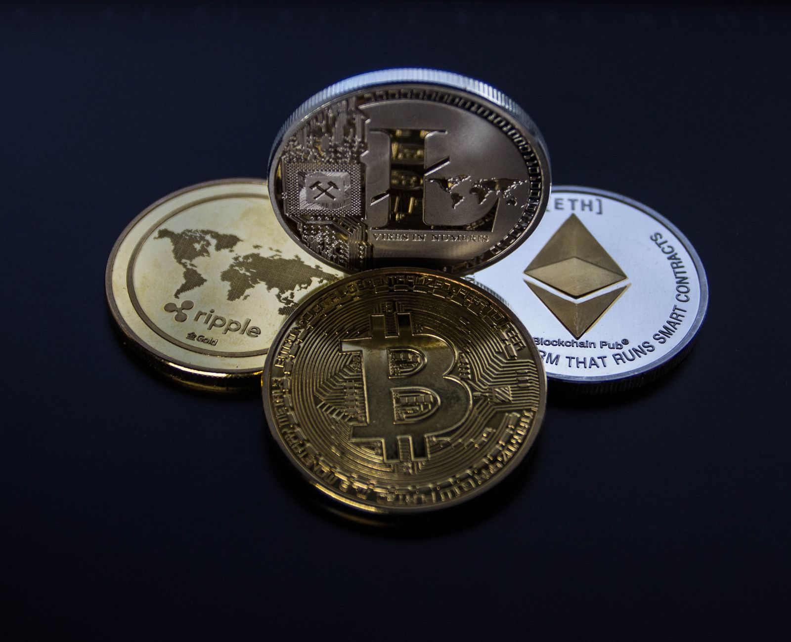 Bitcoin, Ethereum, and other cryptocurrency coins
